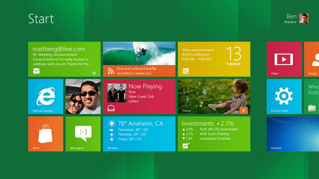 Презентация Windows 8 Developer Preview