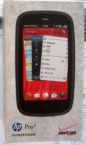 HP Pre3 на eBay