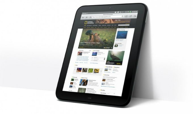 HP TouchPad на базе webOS