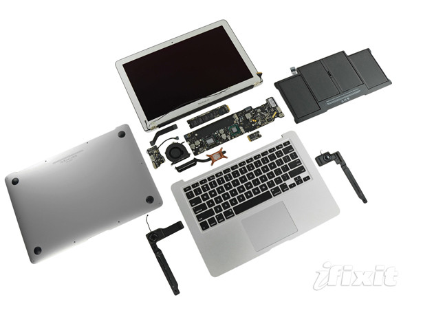 Разобранный Apple MacBook Air