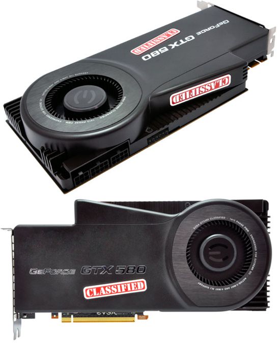 EVGA GeForce GTX 580 Classified EVGA GeForce GTX 580 Classified