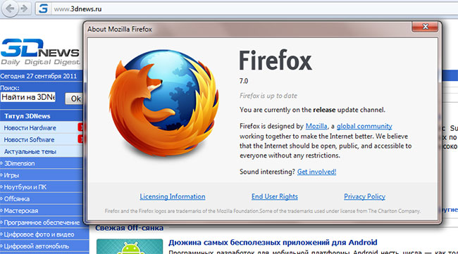  Firefox 7 