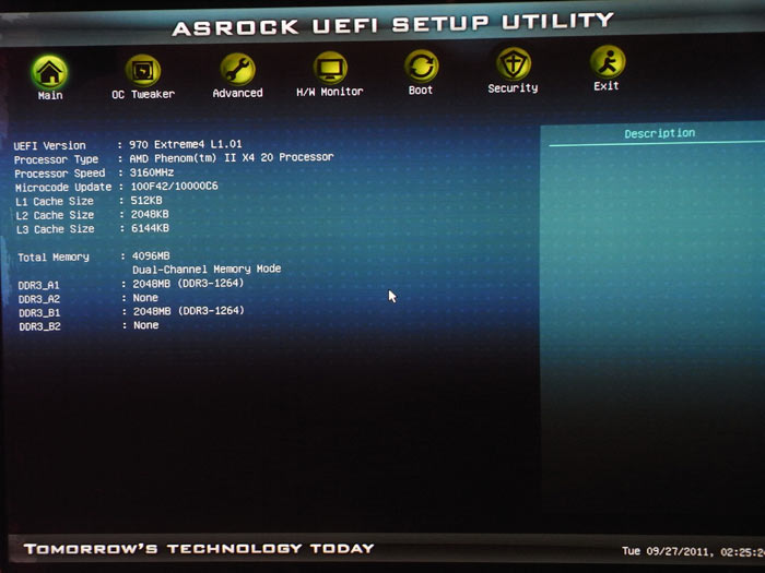  ASRock 970 Extreme4 BIOS 