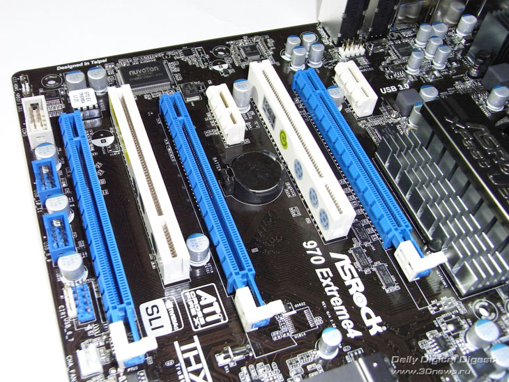  ASRock 970 Extreme4 слоты 