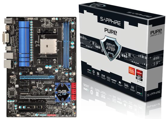 Sapphire PURE Platinum A75P Sapphire PURE Platinum A75P