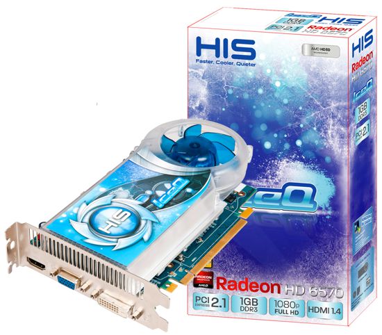  HIS Radeon HD 6570 IceQ 1GB DDR3 