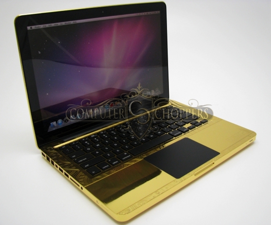  Gold MacBook Pro from the Computer Choppers 