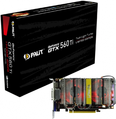 Palit GeForce GTX 560 Ti Twin Light Turbo 1024MB GDDR5 Palit GeForce GTX 560 Ti Twin Light Turbo 1024MB GDDR5