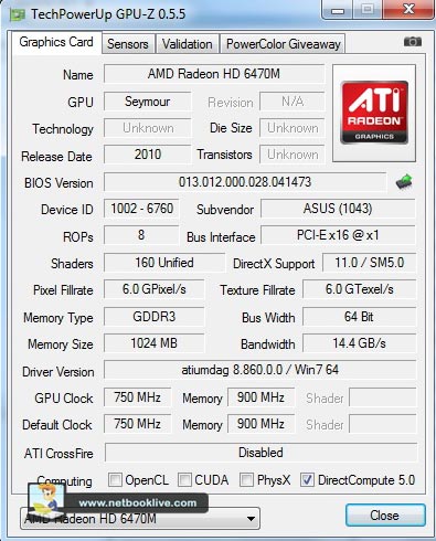 Нетбук ASUS Lamborghini VX6S получил процессор Atom D2700