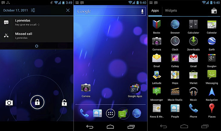 Google Android 4.0 