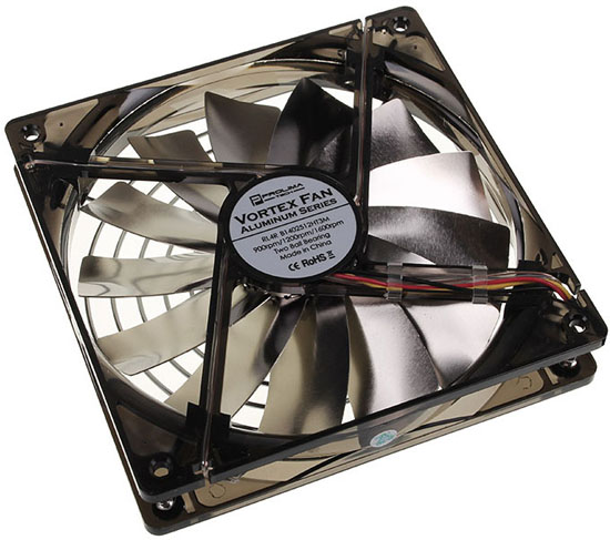 Prolimatech Aluminium Series Vortex Silver Wings 140mm Fan Prolimatech Aluminium Series Vortex Silver Wings 140mm Fan
