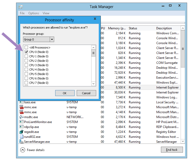 Диспетчер задач Windows 8