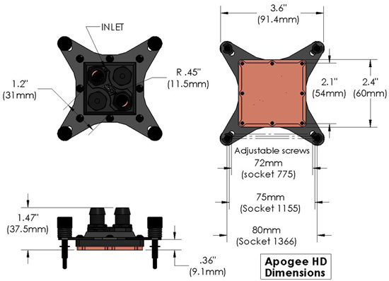 Swiftech Apogee HD Swiftech Apogee HD