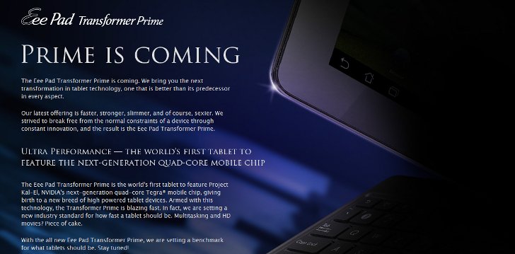 ASUS Eee Pad Transformer Prime