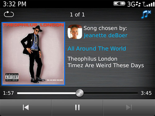 RIM BBM Music