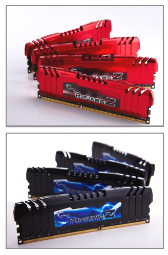 G.Skill RipjawsZ Series Quad-Channel DDR3 Memory Kits G.Skill RipjawsZ Series Quad-Channel DDR3 Memory Kits