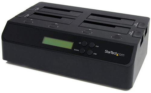 StarTech.com USB 3.0/eSATA to SATA Standalone 1:3 Hard Drive Duplicator Dock StarTech.com USB 3.0/eSATA to SATA Standalone 1:3 Hard Drive Duplicator Dock