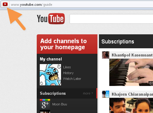 Новый интерфейс YouTube