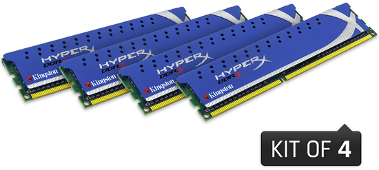 Kingston HyperX Genesis DDR3 Quad Channel Memory Kit Kingston HyperX Genesis DDR3 Quad Channel Memory Kit