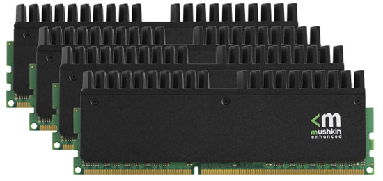 Mushkin Blackline Series DDR3 Quad Channel Memory Kit with Ridgeback Black Heatspreaders Mushkin Blackline Series DDR3 Quad Channel Memory Kit with Ridgeback Black Heatspreaders