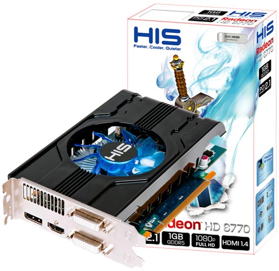 HIS Radeon HD 6770 Fan 1GB GDDR5 HIS Radeon HD 6770 Fan 1GB GDDR5