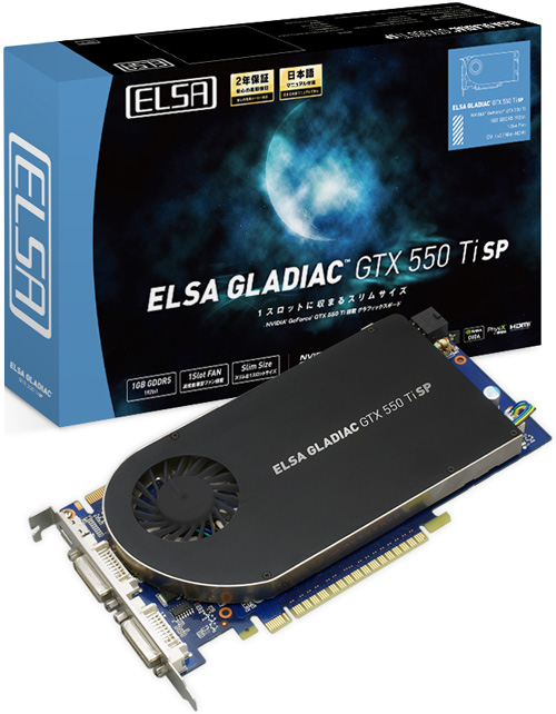 ELSA GLADIAC GTX 550 Ti SP ELSA GLADIAC GTX 550 Ti SP