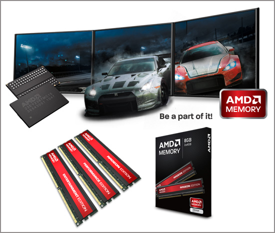  AMD Radeon DDR3 Memory Modules 