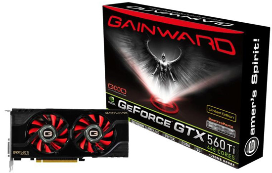  Gainward GeForce GTX 560 Ti 448 Cores 1280MB Limited Edition 