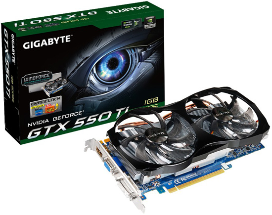 GIGABYTE GV-N550WF2-1GI GIGABYTE GV-N550WF2-1GI