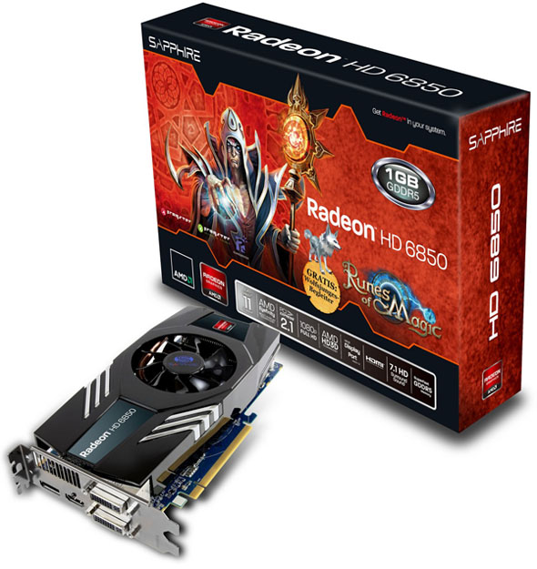 Sapphire Radeon HD 6850 Runes of Magic Edition Sapphire Radeon HD 6850 Runes of Magic Edition