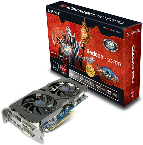 Sapphire Radeon HD 6870 Runes of Magic Edition Sapphire Radeon HD 6870 Runes of Magic Edition