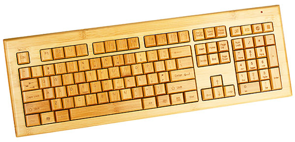 USB Full Bamboo Wireless Keyboard with Mouse USB Full Bamboo Wireless Keyboard with Mouse