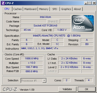 Atom D2700, Atom N450, N570, С-60, E-450, ASUS EeePC Lamborghini VX6S