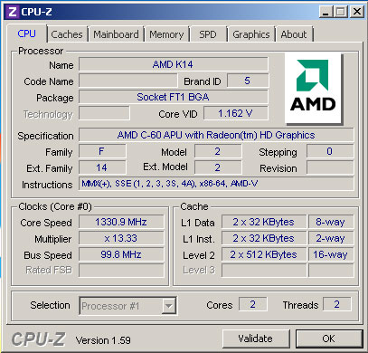 Atom D2700, Atom N450, N570, С-60, E-450, ASUS EeePC Lamborghini VX6S
