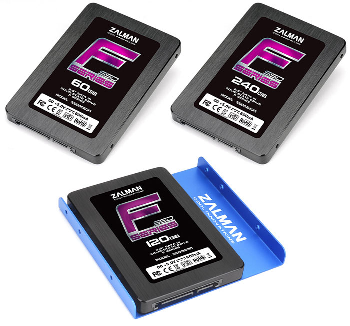  Zalman F1-Series SSDs 
