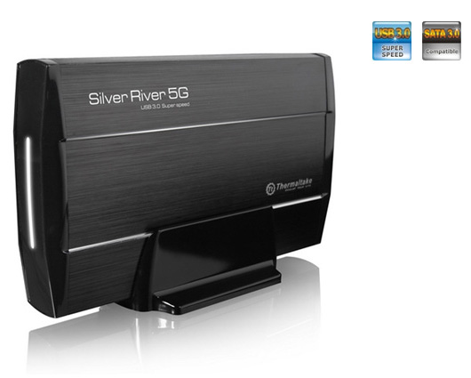 Thermaltake Silver River 5G 3.5-inch USB 3.0 External Hard Drive Enclosure Thermaltake Silver River 5G 3.5-inch USB 3.0 External Hard Drive Enclosure