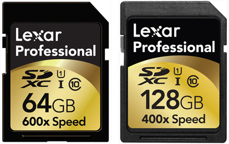 Lexar Professional Series 600x/400x SDXC UHS-I Cards Lexar Professional Series 600x/400x SDXC UHS-I Cards