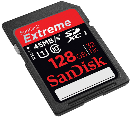 SanDisk 128GB Extreme SDXC UHS-I Card SanDisk 128GB Extreme SDXC UHS-I Card