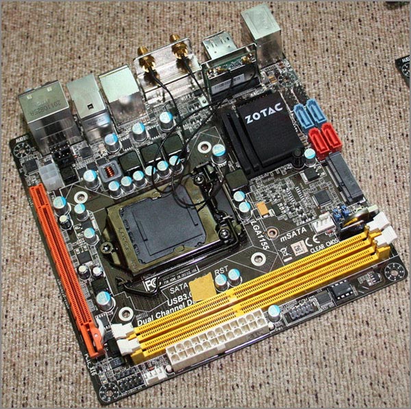 ZOTAC Intel H77-based Mini-ITX LGA1155 Motherboard ZOTAC Intel H77-based Mini-ITX LGA1155 Motherboard