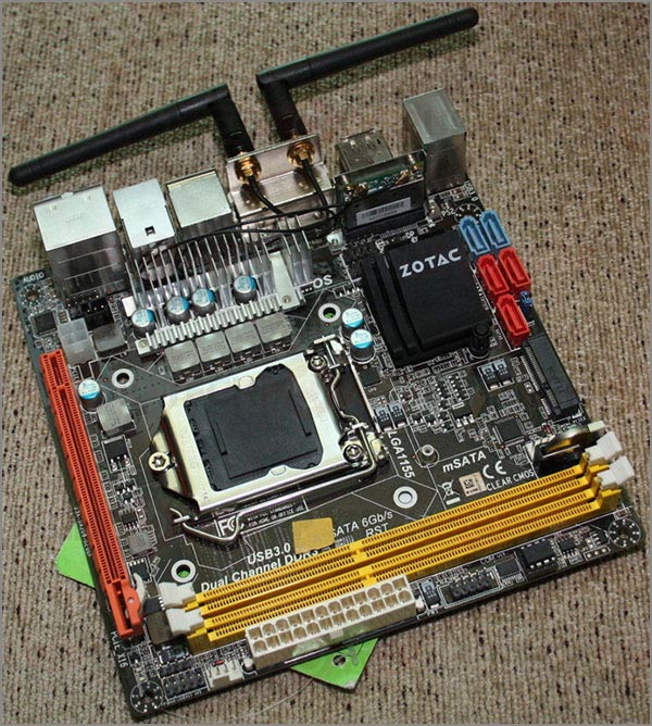 ZOTAC Intel H77-based Mini-ITX LGA1155 Motherboard ZOTAC Intel H77-based Mini-ITX LGA1155 Motherboard