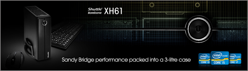 Shuttle Slim-PC Barebone XH61 Shuttle Slim-PC Barebone XH61
