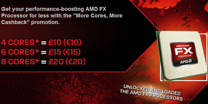 Акция от AMD: больше ядер, больше отката 
