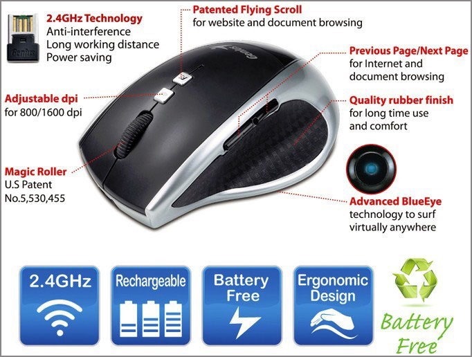 Genius DX-ECO BlueEye Mouse Genius DX-ECO BlueEye Mouse