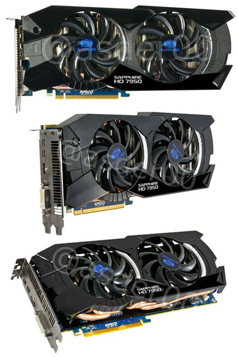 Sapphire Radeon HD 7950 3GB GDDR5 Sapphire Radeon HD 7950 3GB GDDR5
