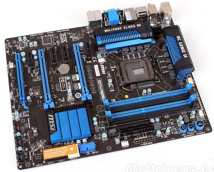 Всплыли подробные фотографии платы MSI на базе Intel Z77