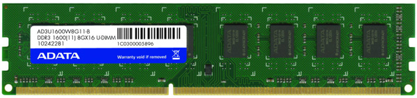 ADATA 8GB Premier Series DDR3-1600 U-DIMM