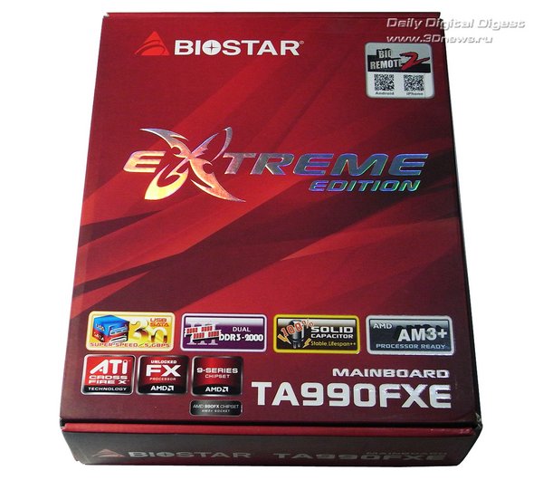  Biostar TA990FXE упаковка 