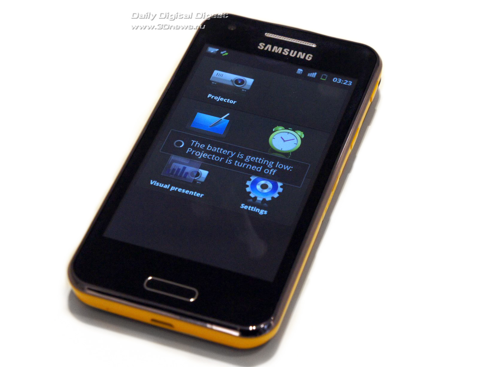 MWC-2012: и диод, или Предварительный обзор Samsung Galaxy Beam / Смартфоны