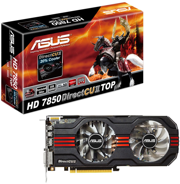 ASUS Radeon HD 7850 DirectCu II TOP ASUS Radeon HD 7850 DirectCu II TOP