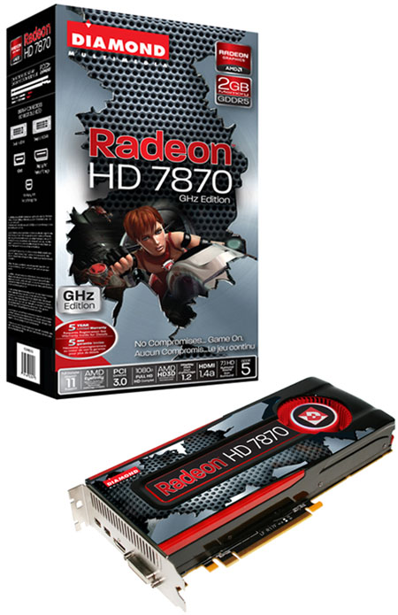 Diamond Radeon HD 7870 GHz Edition Diamond Radeon HD 7870 GHz Edition